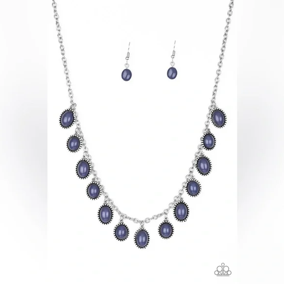 ❤️🔥5/$25❤️🔥 Make Some Roam Blue Necklace - Picture 2 of 3